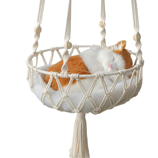 Meow Hand Woven Cat Hammock  Swing™