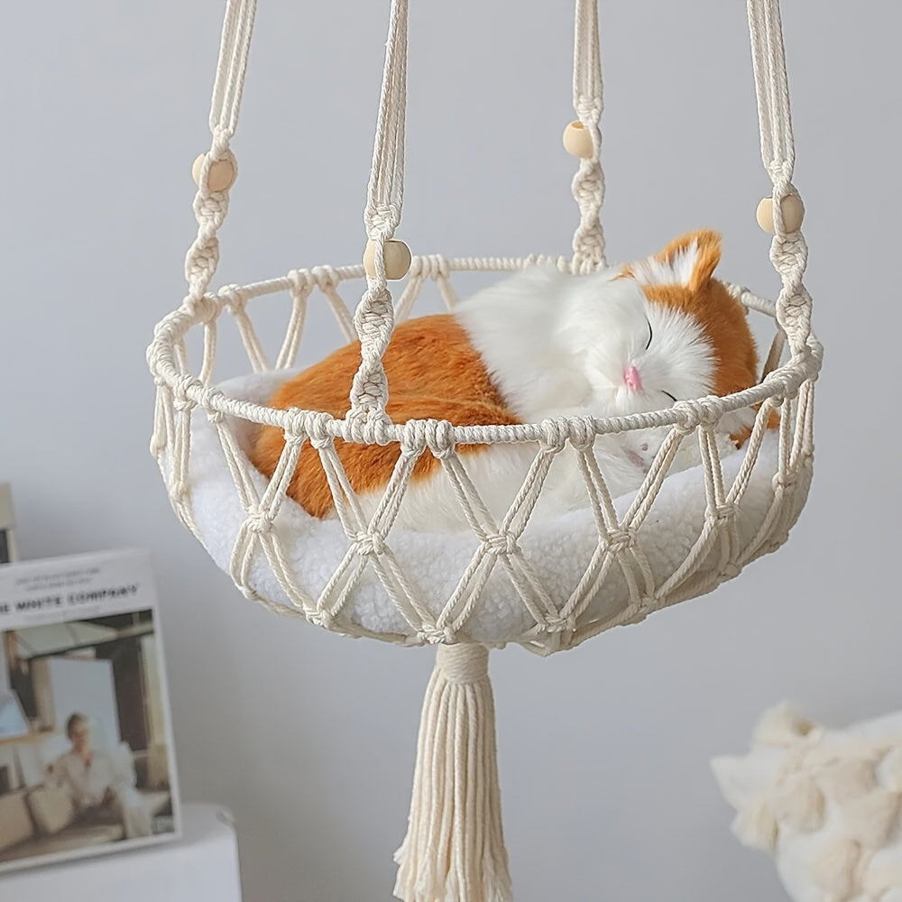 Meow Hand Woven Cat Hammock  Swing™