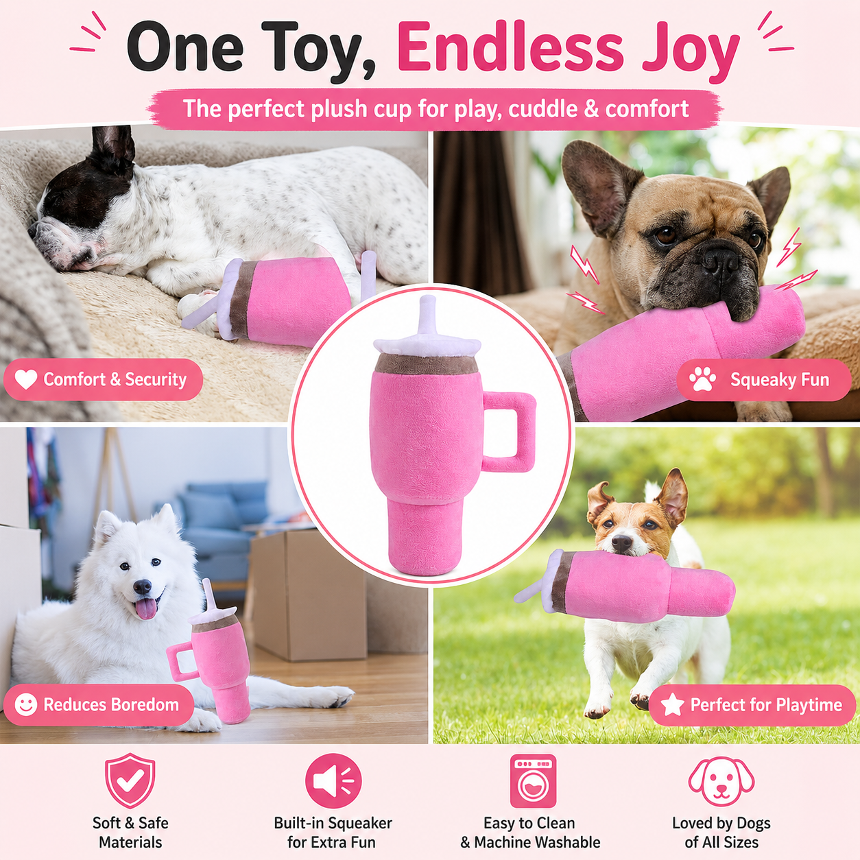 Squeaky Pup Plush Toy™